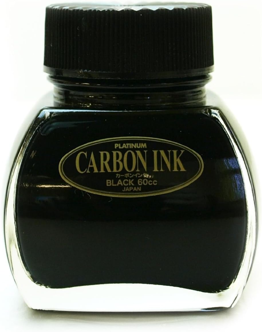 PLATINUM Carbon Ink Bottle 60ml - Black