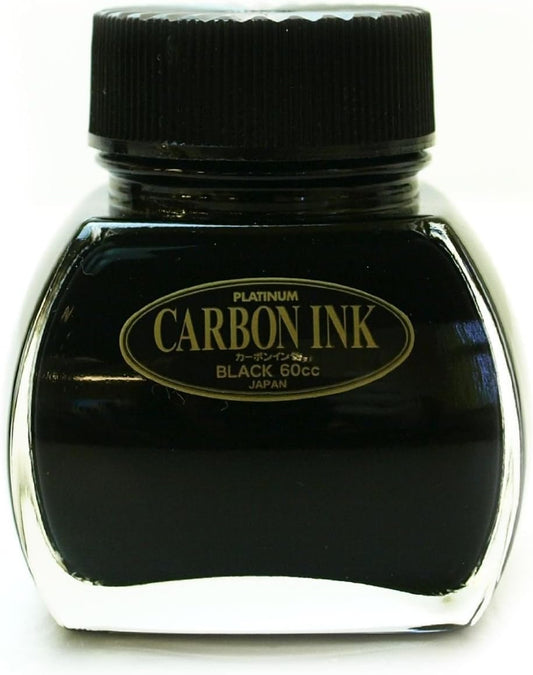 PLATINUM Carbon Ink Bottle 60ml - Black