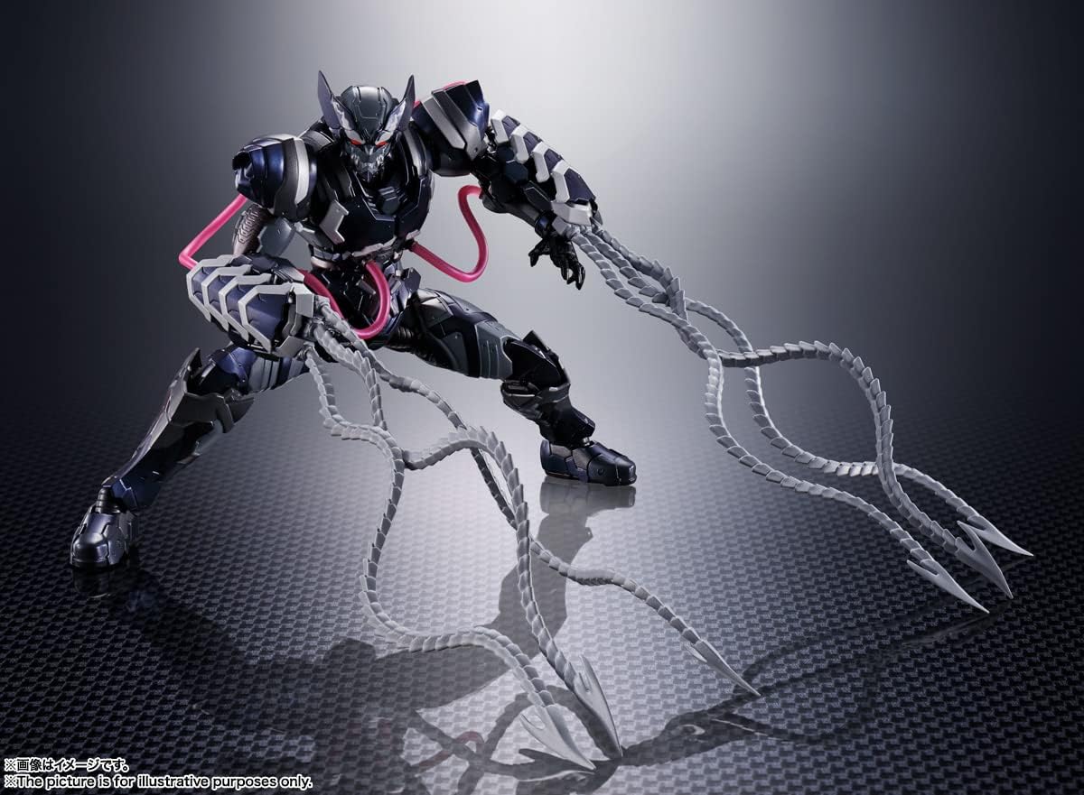 TAMASHII NATIONS - Tech-On Avengers - Venom Symbiote Wolverine (Tech-On Avengers), Bandai Spirits S.H.Figuarts Action Figure