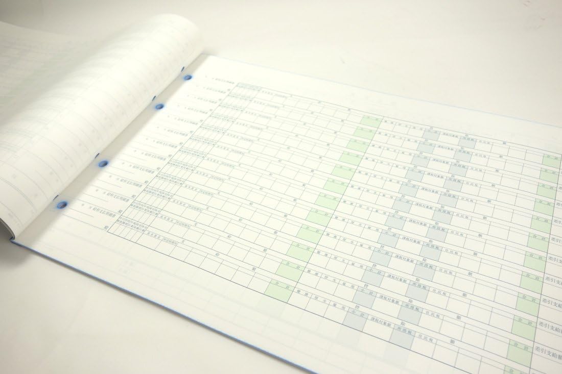 Kokuyo paper-house payroll B4 horizontal 4 hole 20 pairs thin-123N (japan import)