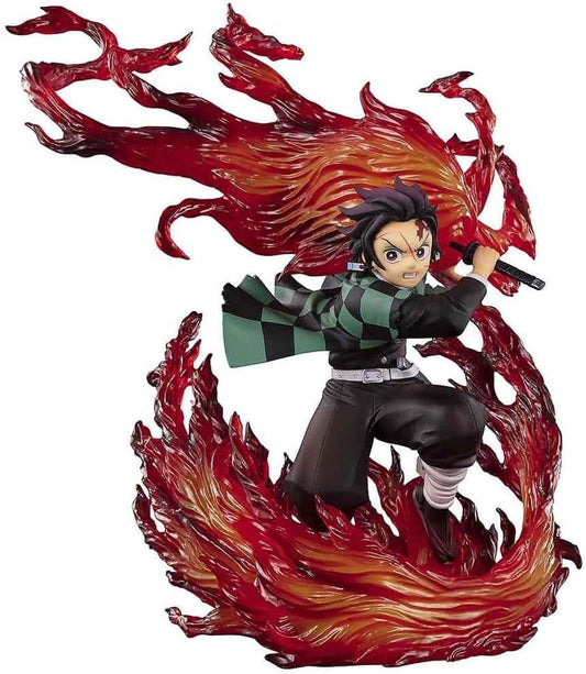 TAMASHII NATIONS - Demon Slayer: Kimetsu no Yaiba - Kamado Tanjiro Hinokami Kagura, Bandai Spirits FiguartsZERO Collectible Statue
