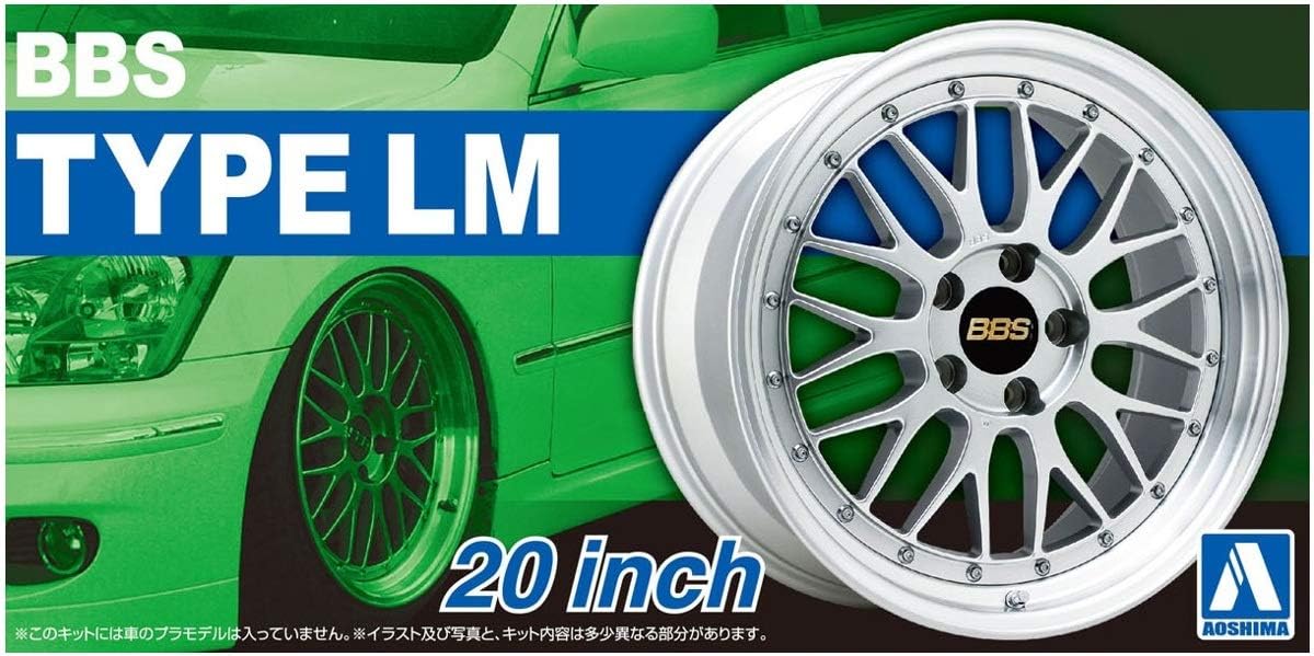 Aoshima 1/24 The Tuned Part Series No.25 LM 20 inch(Plastic Model Parts)