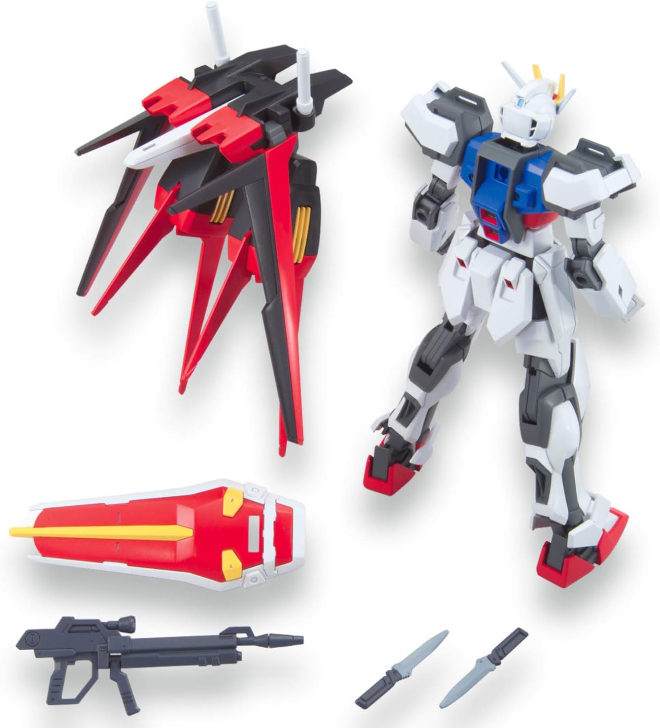 Bandai Hobby - Gundam Seed - #171 Aile Strike Gundam, Bandai Spirits HGCE 1/144 Model Kit
