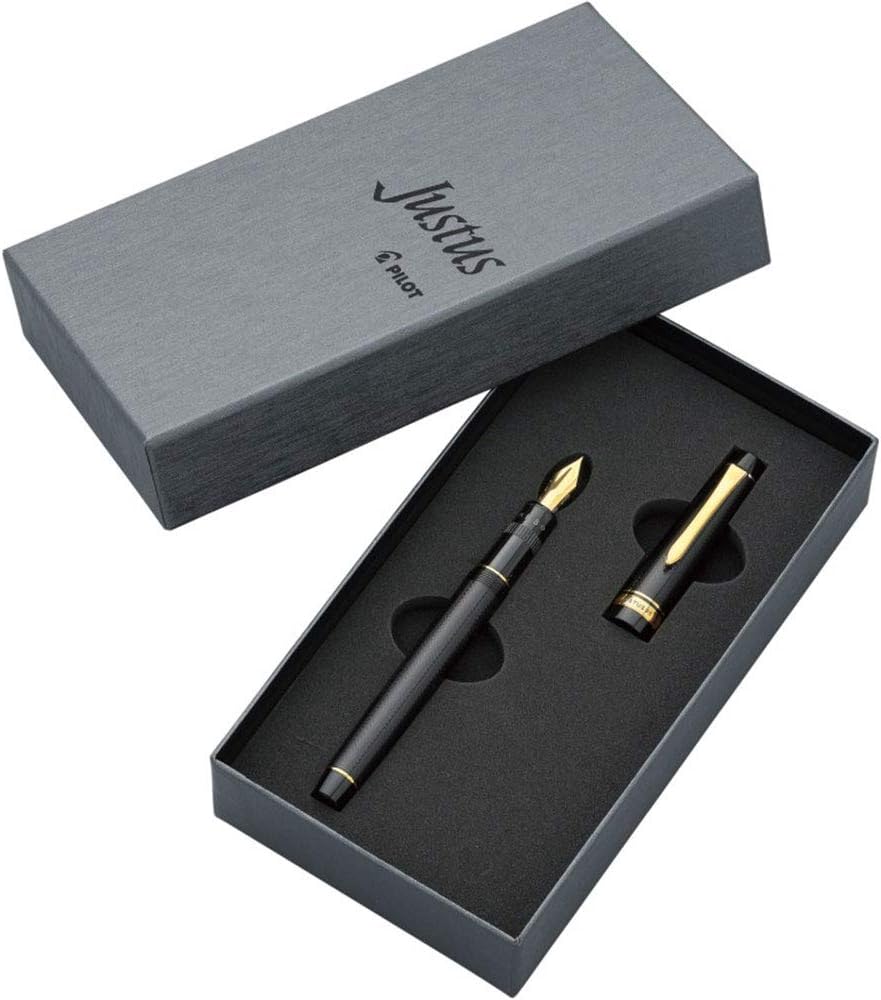 PILOT Fountain Pen Justus 95 Fine Nib - Stripe Black - (FJ-3MR-SB-F)