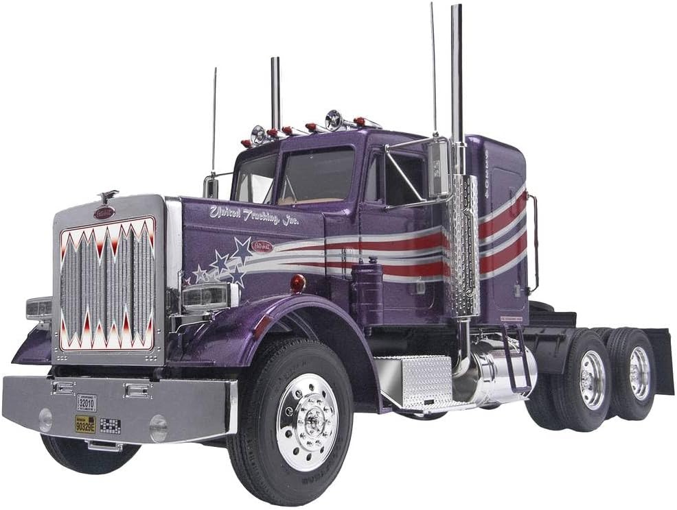 Revell 85-1506 1:25 Peterbilt 359 Conventional Tractor, Purple
