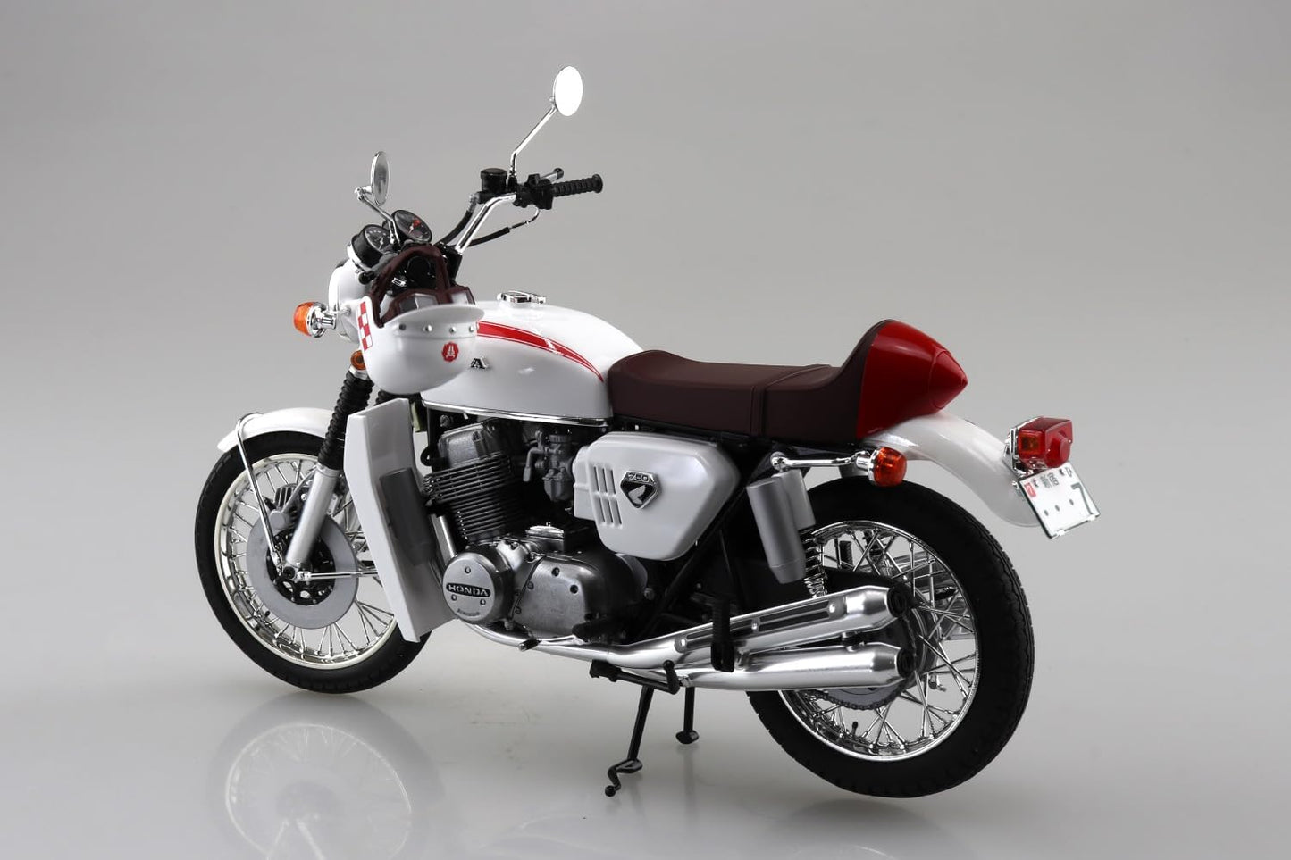 Aoshima Wild-7 Hiba CB750FOURK0 1:12 Scale Model Kit