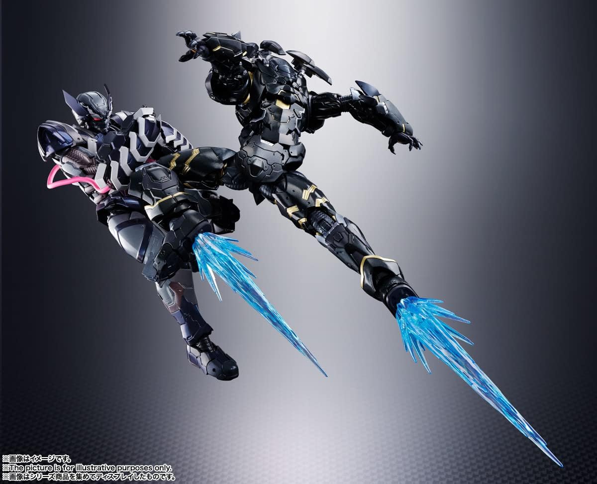 TAMASHII NATIONS - Tech-On Avengers - Venom Symbiote Wolverine (Tech-On Avengers), Bandai Spirits S.H.Figuarts Action Figure