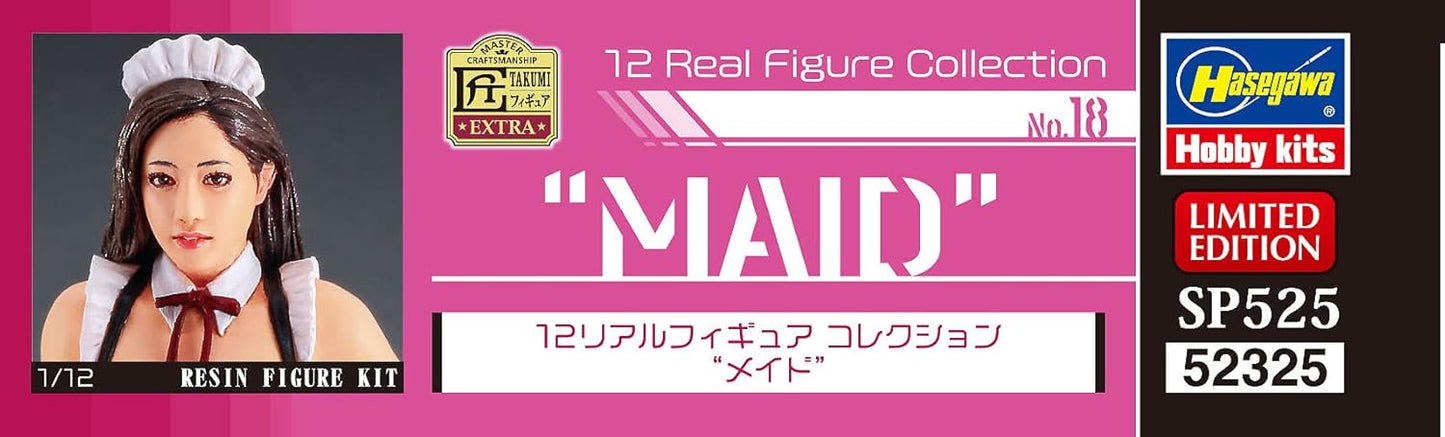 Hasegawa SP525 1/12 Real Figure Collection No. 18 Made Unpainted Resin Kit