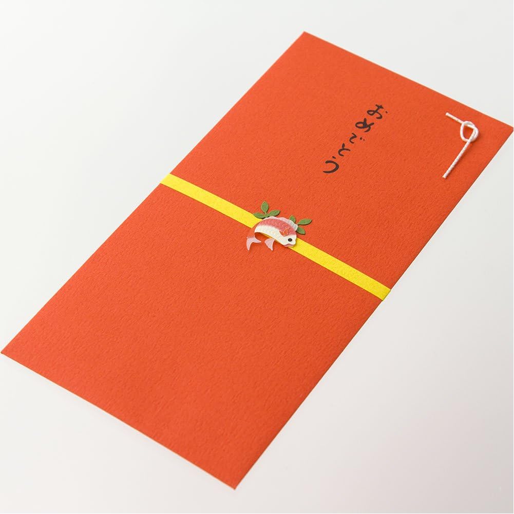 Midori 25256006 PC Gold Seal 256 Congratulations Sea Bream Pattern