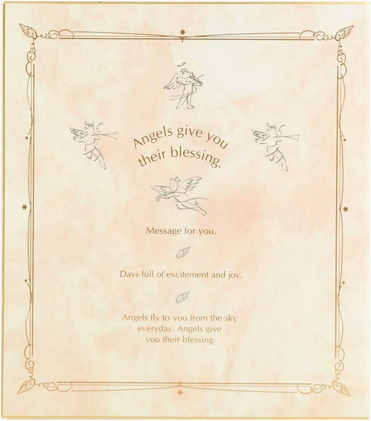 Midori 33138006 Colored Paper, Bi-Fold, Angel Pattern