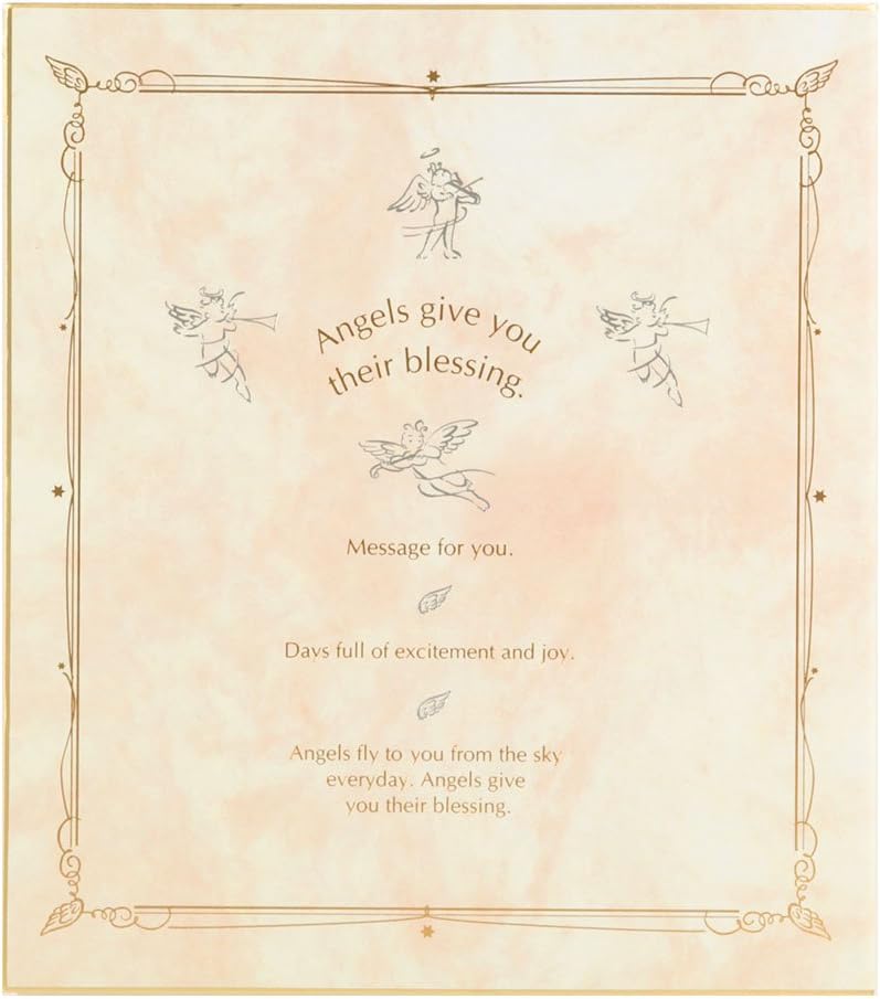 Midori 33138006 Colored Paper, Bi-Fold, Angel Pattern