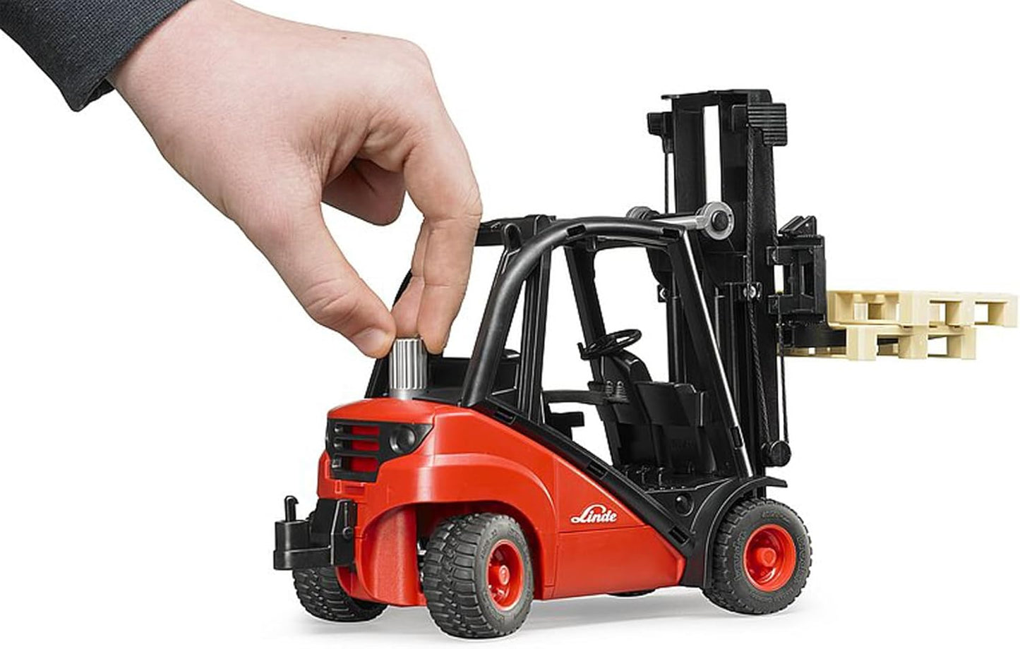 Bruder 02511 Linde H30D Forklift with 2 Pallets