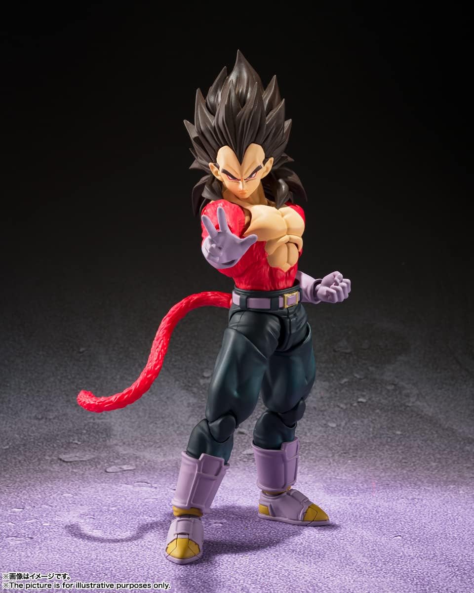 TAMASHII NATIONS - Dragon Ball GT - Super Saiyan 4 Vegeta, Bandai Spirits S.H.Figuarts Action Figure