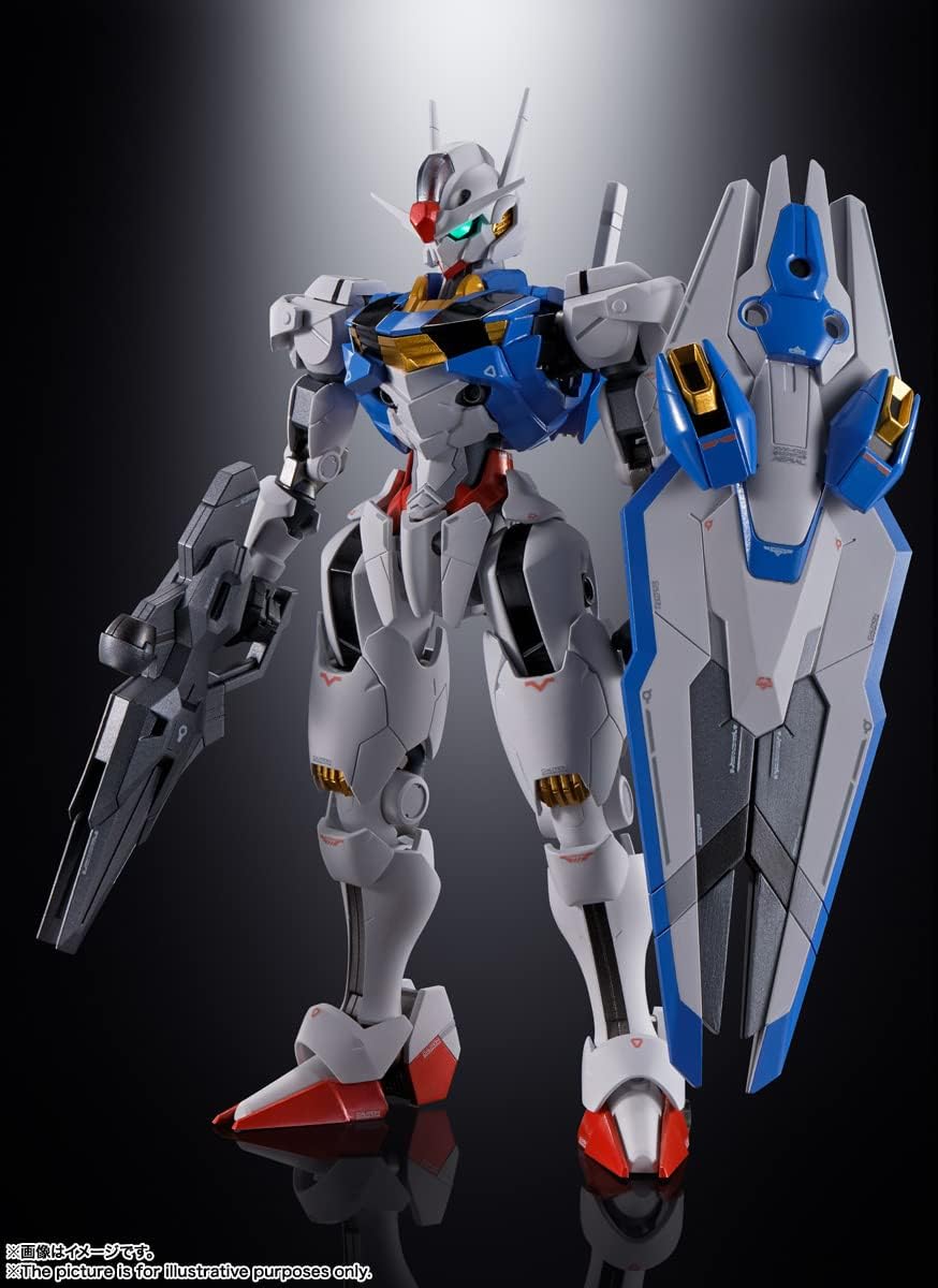 TAMASHII NATIONS - Mobile Suit Gundam: The Witch from Mercury - Gundam Aerial, Bandai Spirits Chogokin Die-Cast Metal Collectible