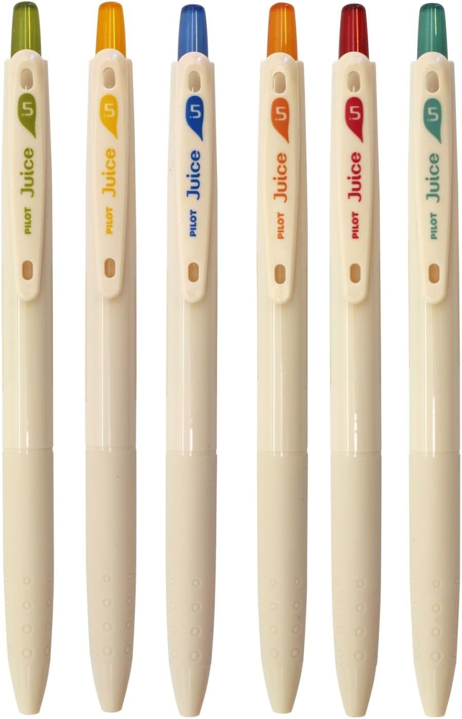 PILOT Gel Ink Ballpoint Pen, Juice, 0.5mm, Classic Color Set (6CCN, Natural Smoothie)