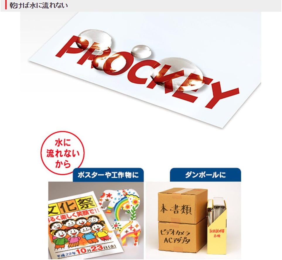 Mitsubishi Pencil PM120T.24 Procky Twin Water-Based Pen, Ultra Fine, Black, 10 Pens