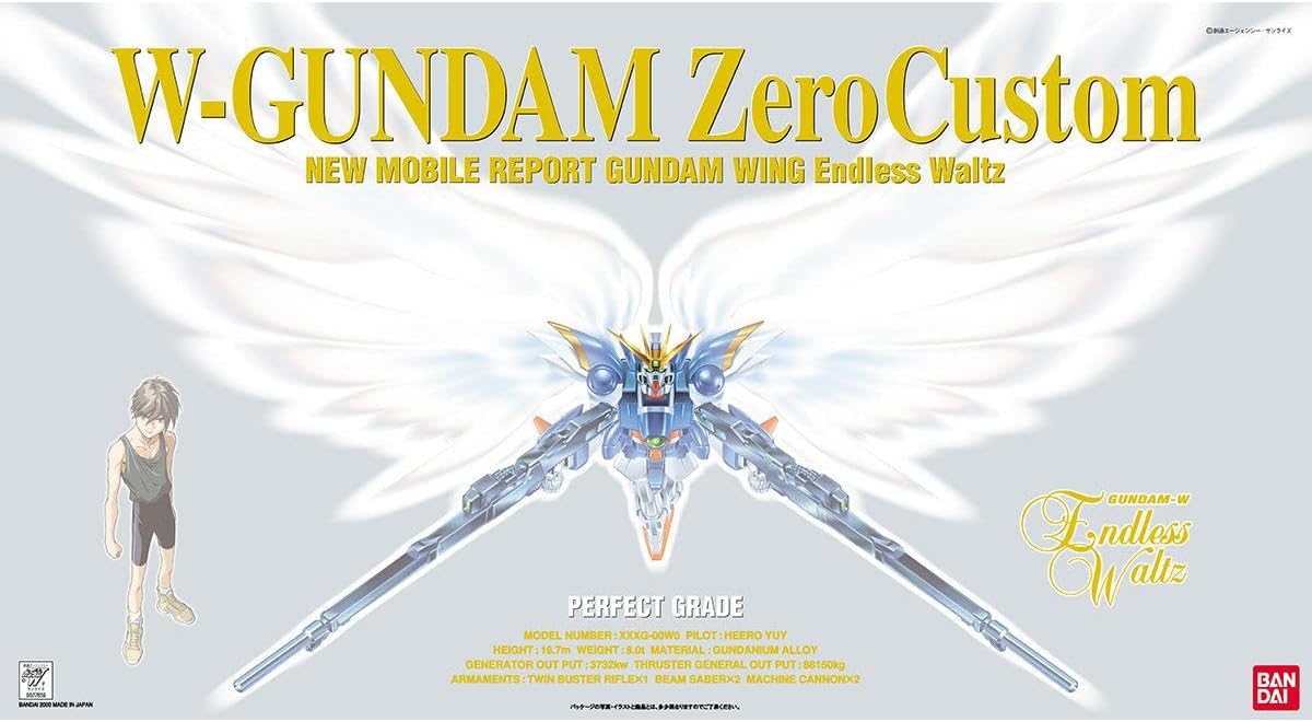 Wing Gundam Zero (EW), Gundam Wing: Endless Waltz, Bandai PG 1/60 Model Kit