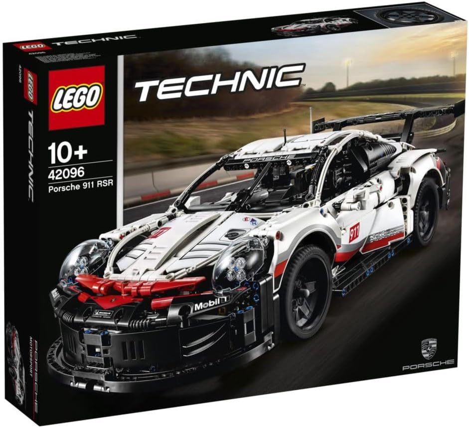 Technic Porsche 911 RSR Building Set, Realistic Car Model, Advanced Construction Kit