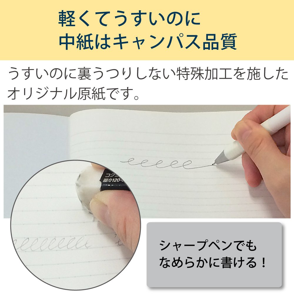 Kokuyo Notes Campus Smart 5-Color Pack semi-B5 dot-Filled B Ruled Roh -GS3CBTX5