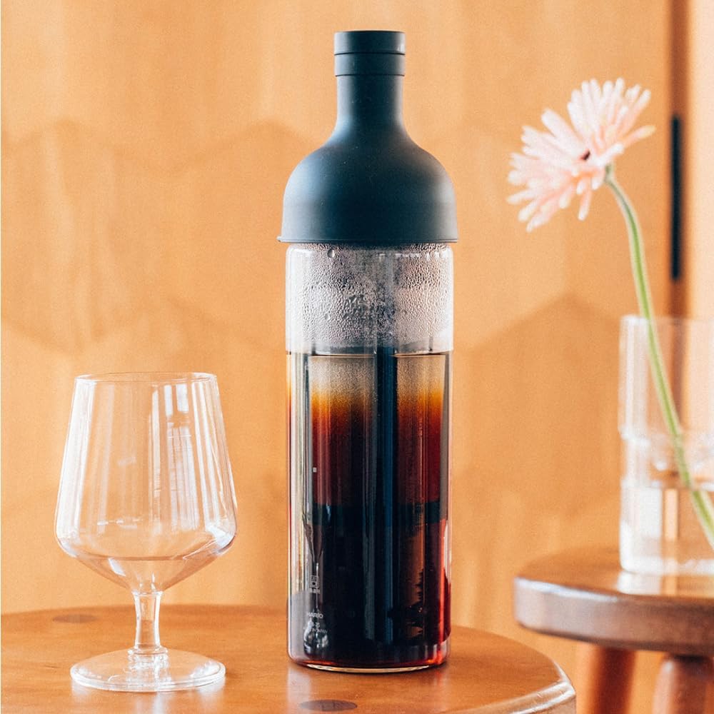 Hario Cold Brew Coffee Wine Bottle, 650ml, Black