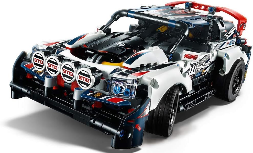 LEGO 42109 Technic Control+ App-Controlled Top Gear Rally Car Model Building Set, RC Racing Car Toy for 9 years and up