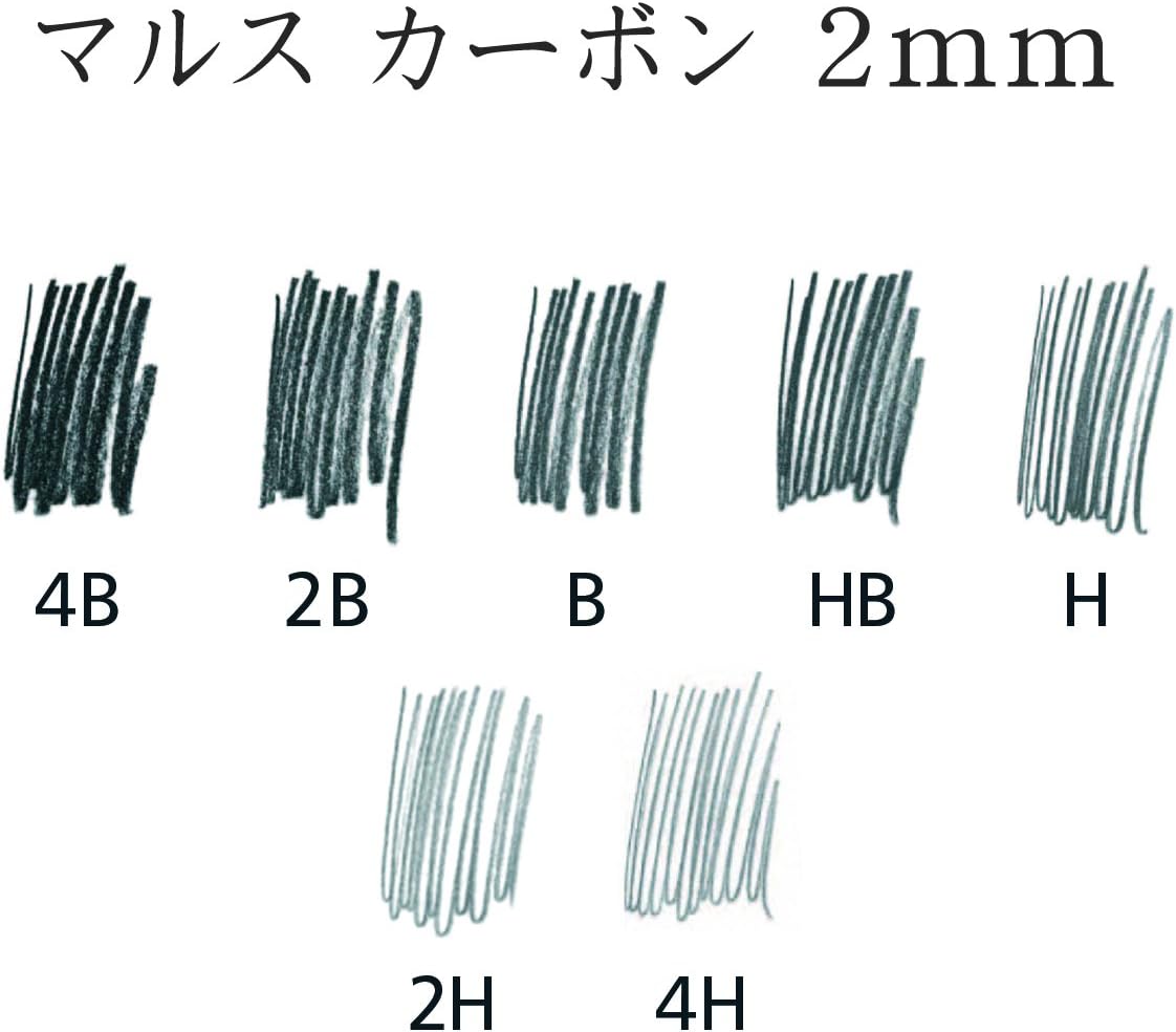 Staedtler Mars Carbon Lead, 2mm, B, 4 Lead (200-E4-B)