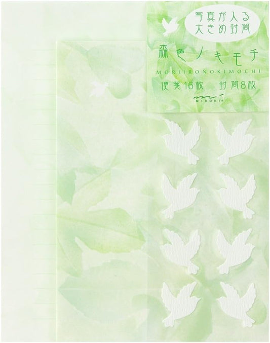 Letter Set green forest color Nokimochi (japan import)