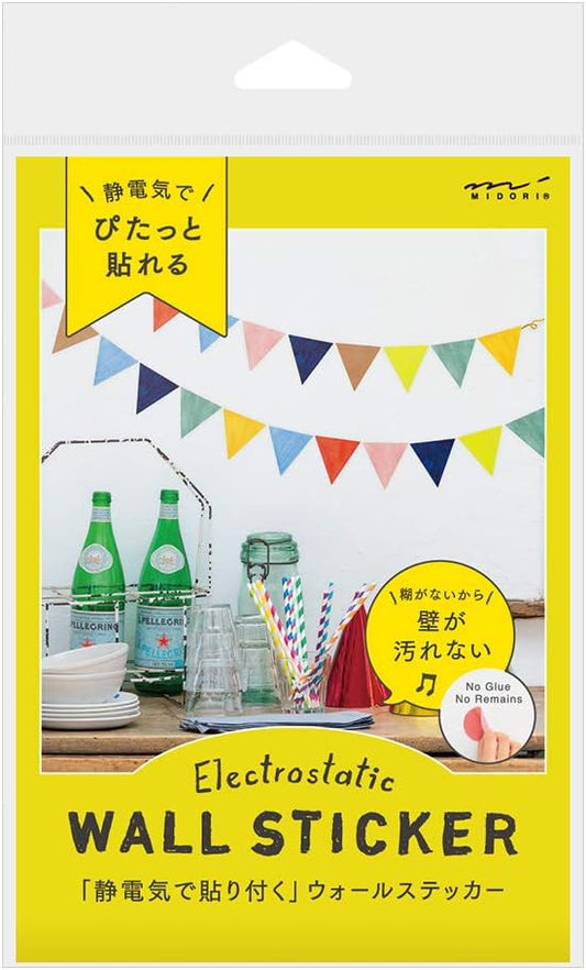 Midori Sticker Wall Sticker Static Cling Garland Pattern