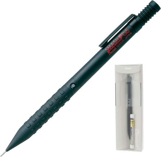 Pentel AMZ-Q1005-1-G Mechanical Pencil Smash 0.5 Gift Case, Replacement Eraser Bonus