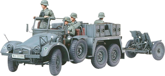 Tamiya Models Krupp Protze Towing Truck with 37mm Pak Model Kit