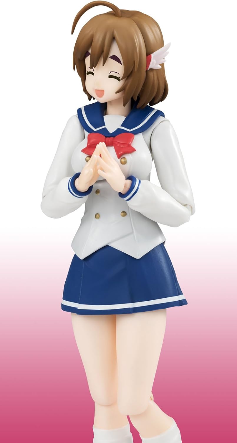 Bandai Tamashii Nations S.H. Figuarts Hane Sakura (Uniform) & CB400 Super Four "Bakuon!!" Action Figure