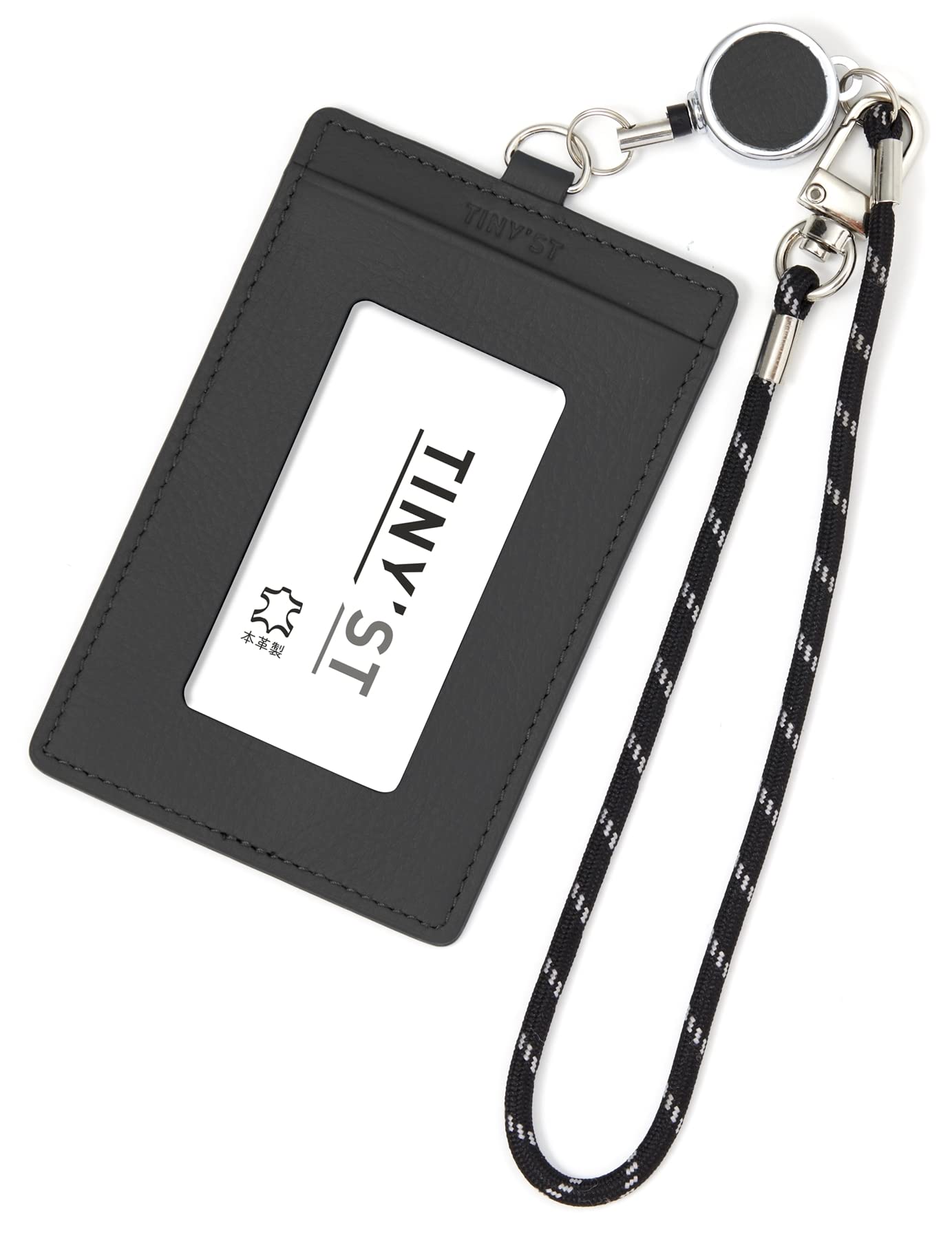 Raymay Fujii Tinist Pass Case with Reel Black