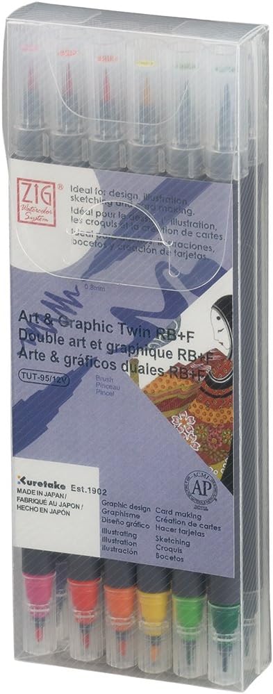 Kuretake Zig Watercolour System, Multi, Medium