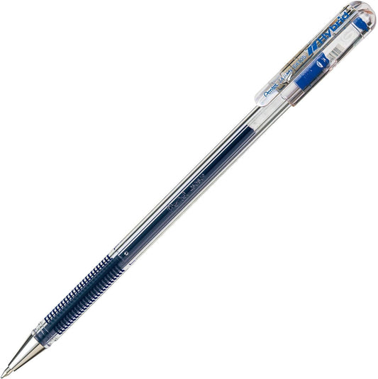 Pentel Gel Ballpoint Pen Hybrid EK105, 0.5mm Tip, Blue Ink (EK105-GC)