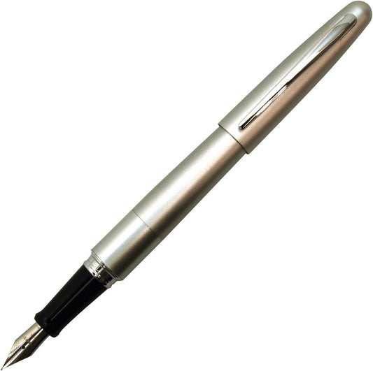 PILOT Cocoon Fountain Pen Fine Nib Silver Body (FCO-3SR-S-F)