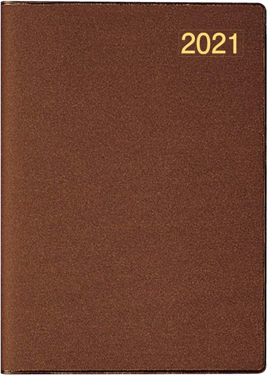 Kokuyo Business Diary, 2021, A5, Monthly Brown, Ni-9-21, Begins December 2020