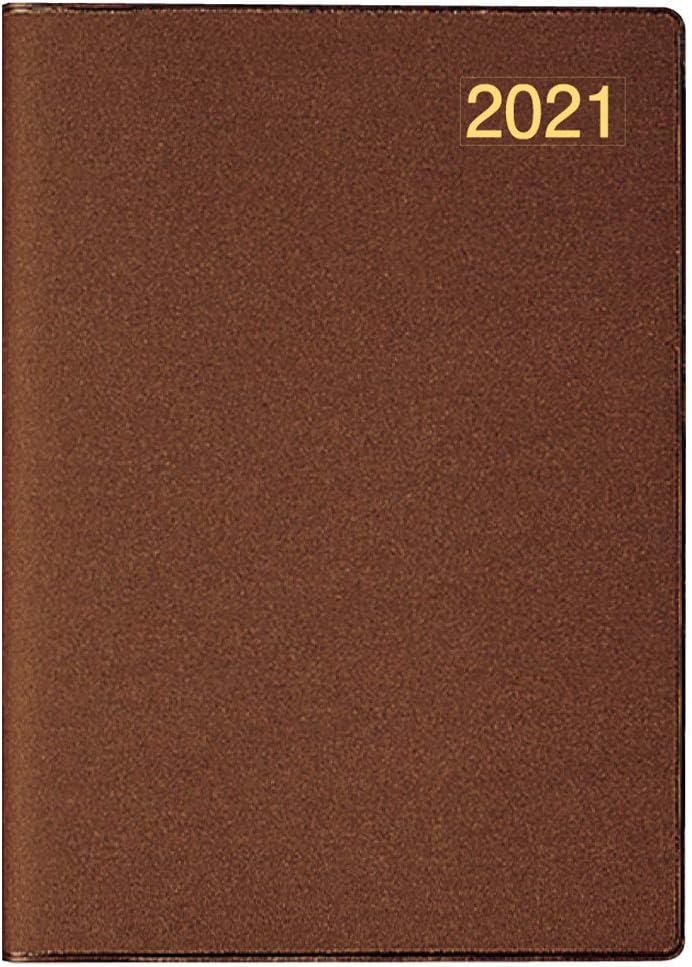 Kokuyo Business Diary, 2021, A5, Monthly Brown, Ni-9-21, Begins December 2020