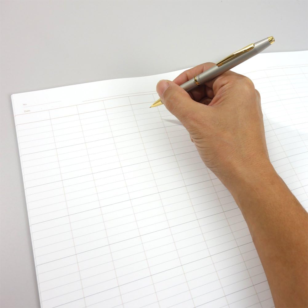 KOKUYO Notebook Statistical Notebook A4 7 Vertical Lines 40 Sheets No. 270V