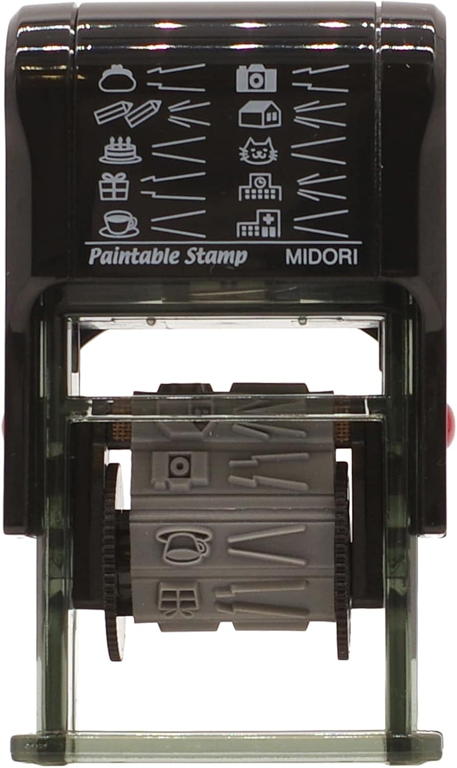 Midori 35420006 Stamp, Rotating Mark, Motif Cloth Pattern