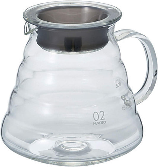 Hario V60 "Clear" Glass Range Server, 600ml