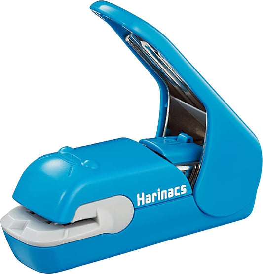 Kokuyo Stapleless Stapler, Blue Harinacs Press, Holeless for 5 Sheets Binding, Japan Import (SLN-MPH105B)