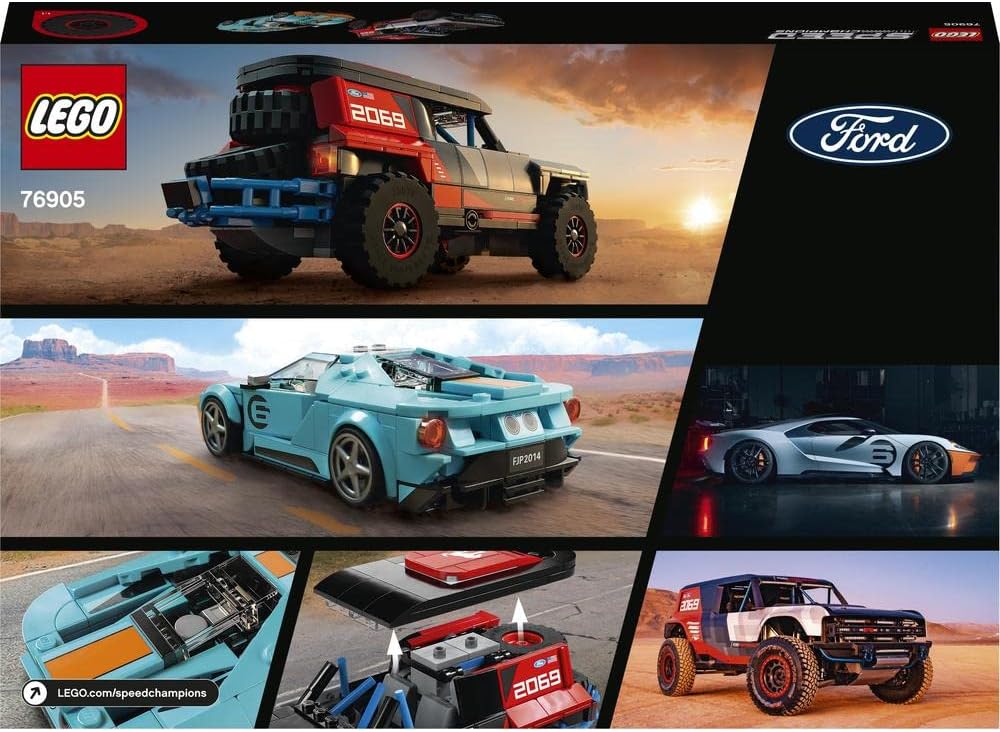 LEGO Speed Champions - Ford GT Heritage Edition and Bronco R (76905.)