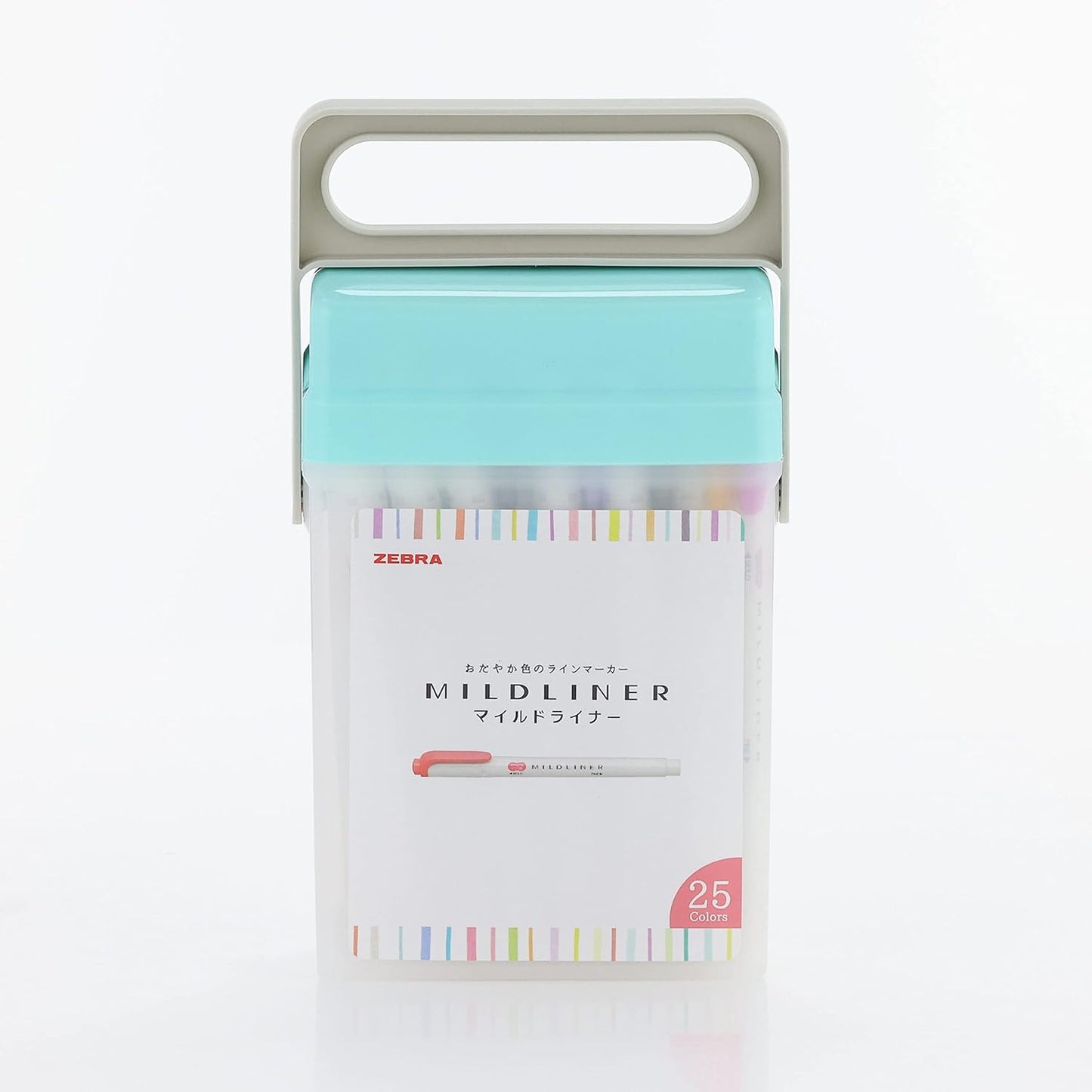 ZEBRA WKT7-25C-BOX Highlighter, Mildliner, 25 Colors, Box Case Included