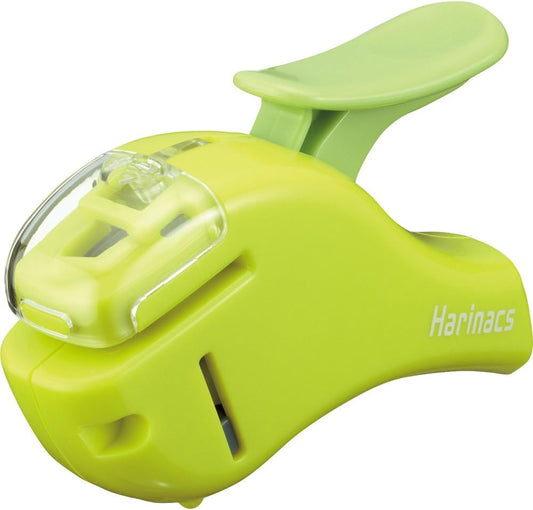Kokuyo Harinacs Stapleless Stapler, Compact Alpha, Up to 5 Sheets Binding, Green, Japan Import (SLN-MSH305G)