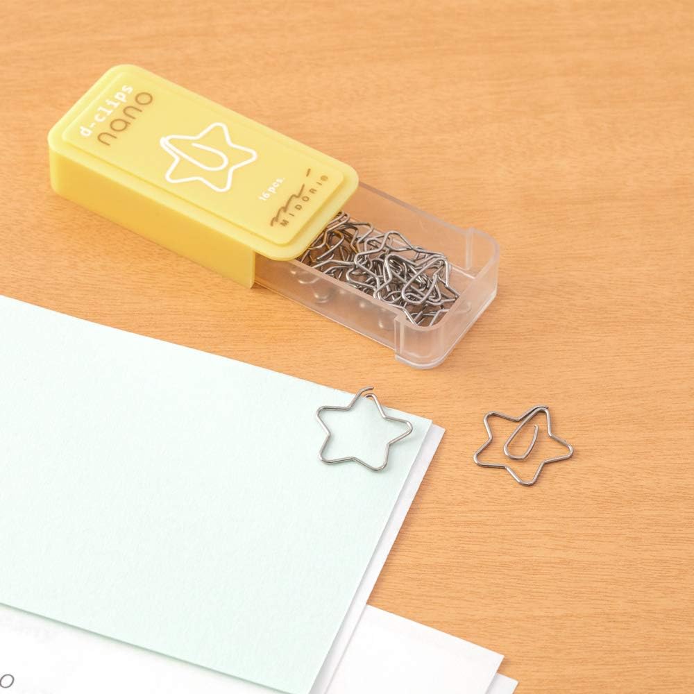 Midori 43384006 Clip Deep Clips Nano Star Pattern