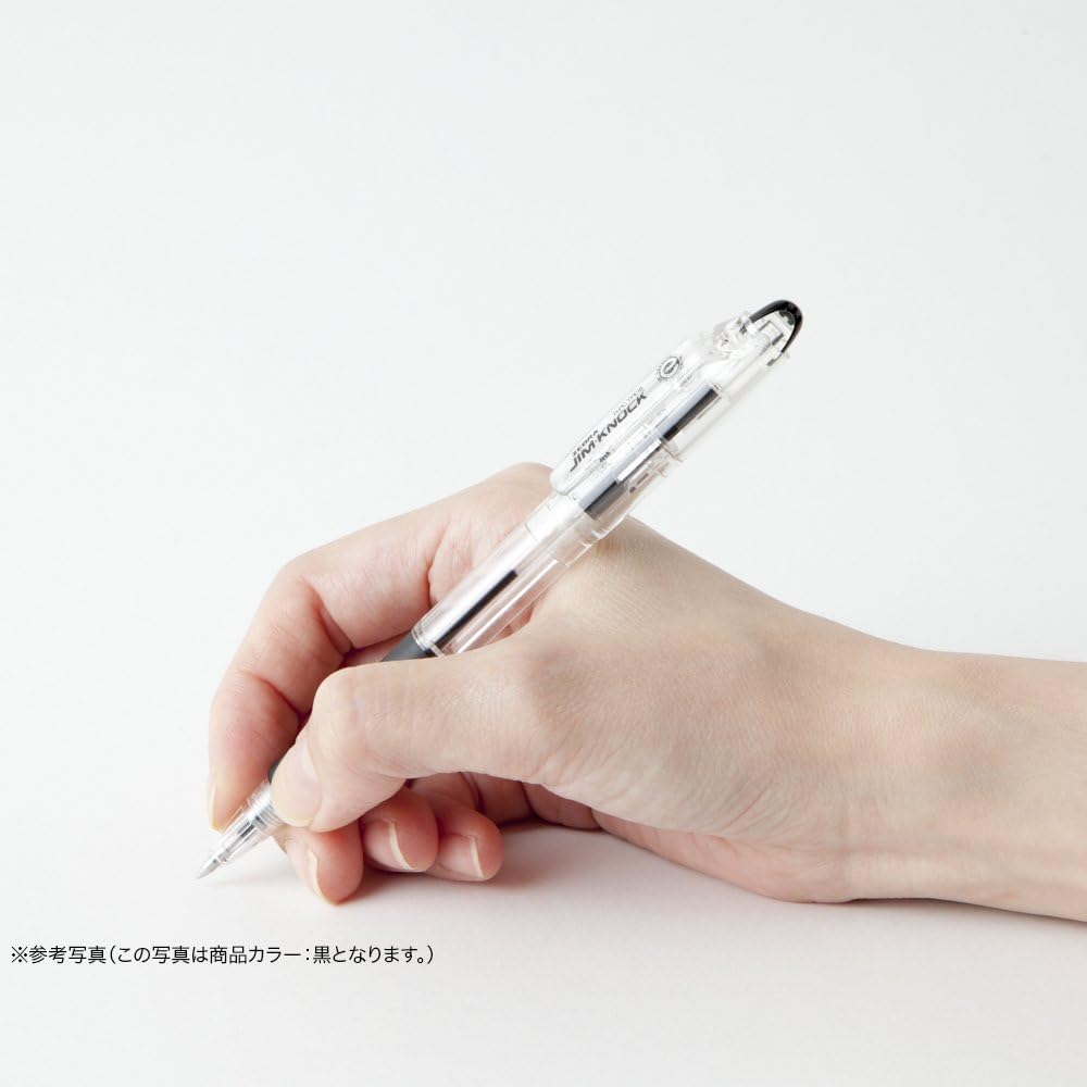 ZEBRA P-KRB-100-R5 Permanent Ballpoint Pen, Gym Knock, 0.7, Red, 5 Pens