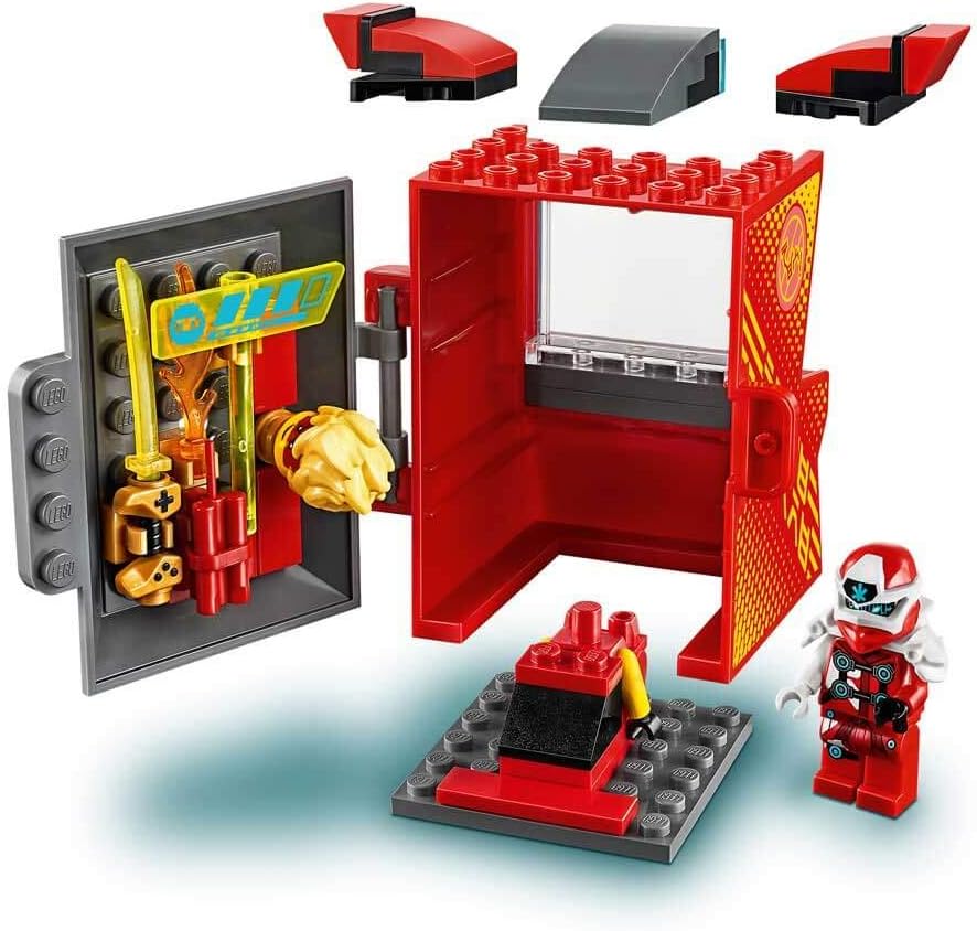 LEGO Ninjago Game Booth: Avatar of Kai, Collectible Arcade Machine Building Set with Kai Minifigure, Prime Empire Toy, Ages 7+ (71714), Assorted Color/Model