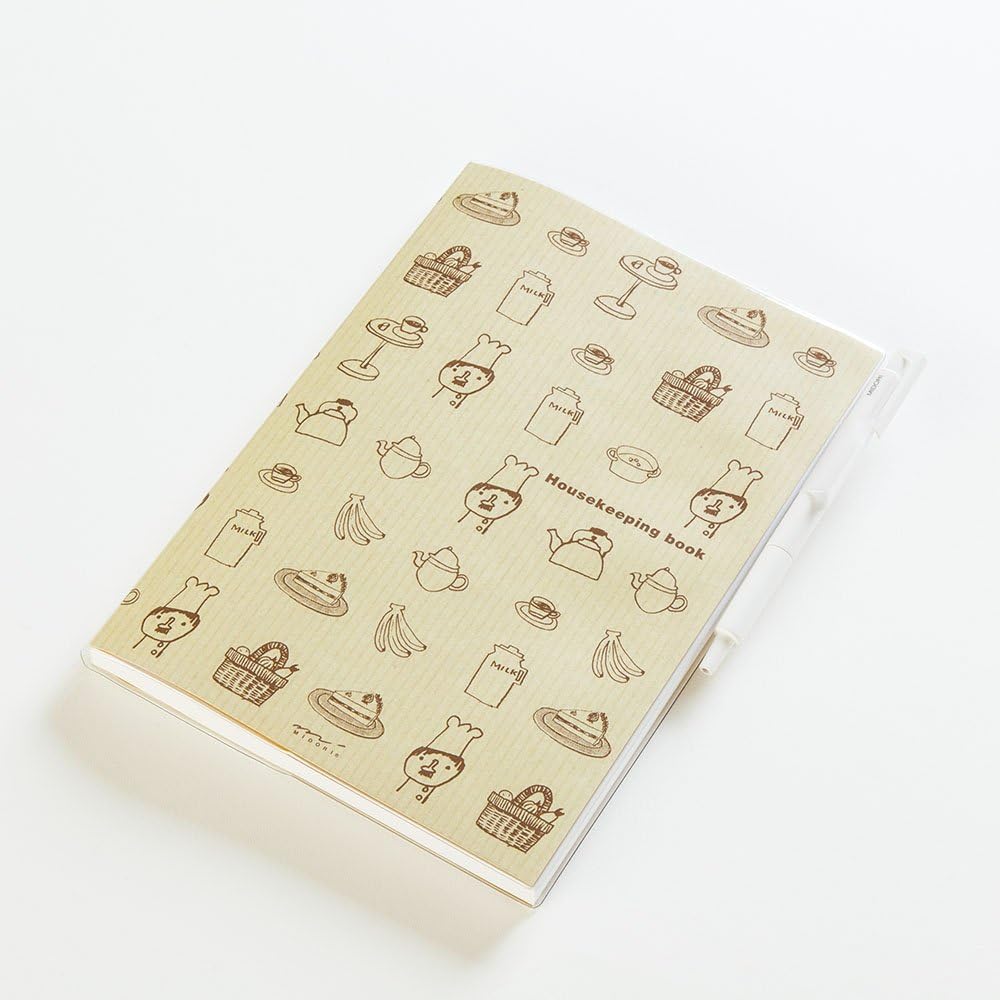 DESIGNPHIL 12266006 Household Account Book, A5 Monthly + Week, Cook Pattern