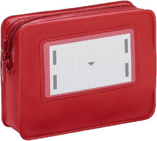 Kokuyo Mini Pouch Retorobungu Red JB-RBMP10-1