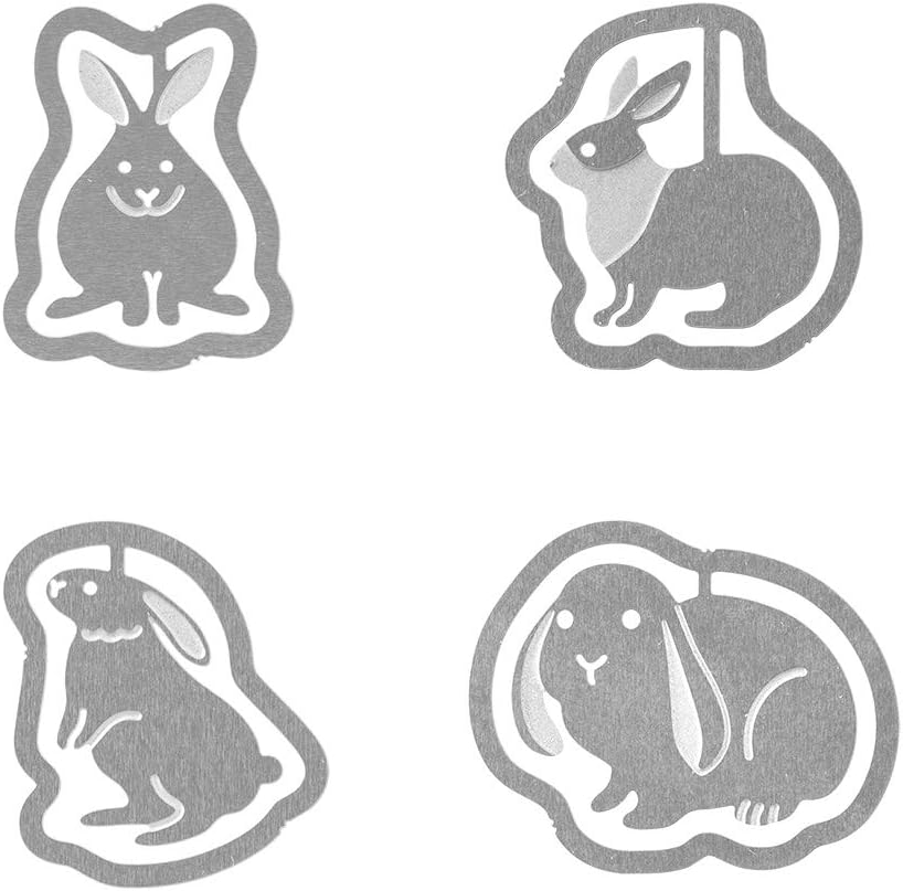 Midori Clip Etched Clips Rabbit Pattern 43358006